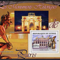 Guinea - Conakry 2007 Monuments of Paris (Opera Garnier) perf souvenir sheet unmounted mint