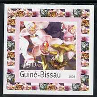 Guinea - Bissau 2003 Orchids & Fungi #3 individual imperf deluxe sheet unmounted mint, as Mi 2089