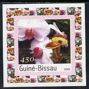 Guinea - Bissau 2003 Orchids & Fungi #4 individual imperf deluxe sheet unmounted mint, as Mi 2090