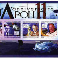 Guinea - Conakry 2009 40th Anniversary of Apollo 11 perf sheetlet containing 5 values unmounted mint