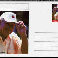 Palatine (Fantasy) Personalities - Arnold Palmer (golf) postal stationery card unused and fine