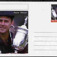 Palatine (Fantasy) Personalities - Payne Stewart (golf) postal stationery card unused and fine