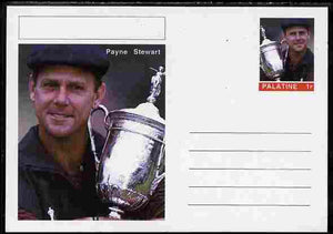 Palatine (Fantasy) Personalities - Payne Stewart (golf) postal stationery card unused and fine