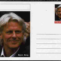 Palatine (Fantasy) Personalities - Bjorn Borg (tennis) postal stationery card unused and fine