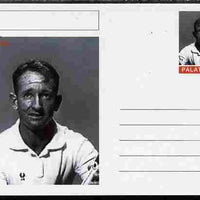 Palatine (Fantasy) Personalities - Rod Laver (tennis) postal stationery card unused and fine