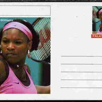 Palatine (Fantasy) Personalities - Serena Williams (tennis) postal stationery card unused and fine