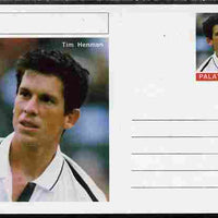 Palatine (Fantasy) Personalities - Tim Henman (tennis) postal stationery card unused and fine