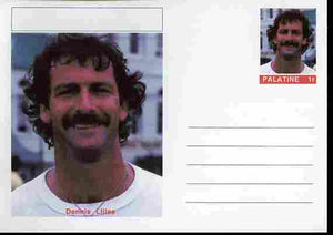 Palatine (Fantasy) Personalities - Dennis Lillee (cricket) postal stationery card unused and fine