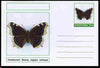 Chartonia (Fantasy) Butterflies - Camberwell Beauty (Aglais antiopa) postal stationery card unused and fine