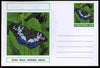 Chartonia (Fantasy) Butterflies - Green Baron (Euthalia adonia pinwilli) postal stationery card unused and fine