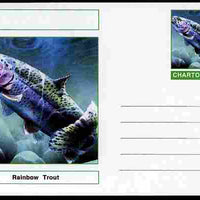 Chartonia (Fantasy) Fish - Rainbow Trout postal stationery card unused and fine