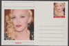 Palatine (Fantasy) Personalities - Madonna (singer) postal stationery card unused and fine