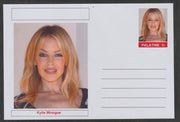 Palatine (Fantasy) Personalities - Kylie Minogue postal stationery card unused and fine