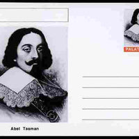 Palatine (Fantasy) Personalities - Abel Tasman (explorer) postal stationery card unused and fine