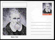 Palatine (Fantasy) Personalities - Marco Polo (explorer) postal stationery card unused and fine