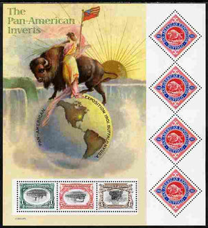 United States 2001 Pan American Inverts m/sheet unmounted mint SG 3971a