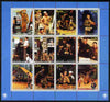 Altaj Republic 2000 Norman Rockwell Scouts perf sheetlet containing 12 values unmounted mint