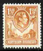 Northern Rhodesia 1938-52 KG6 1.5d yellow-brown unmounted mint, SG 30