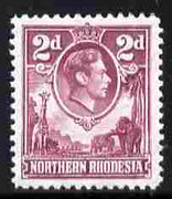 Northern Rhodesia 1938-52 KG6 2d purple unmounted mint, SG 33