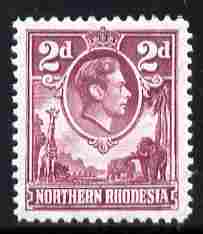 Northern Rhodesia 1938-52 KG6 2d purple unmounted mint, SG 33