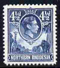 Northern Rhodesia 1938-52 KG6 4.5d blue unmounted mint, SG 37