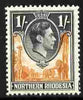 Northern Rhodesia 1938-52 KG6 1s yellow-brown & black unmounted mint, SG 40