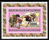 Guinea - Conakry 2006 Centenary of Scouting with Bee imperf individual deluxe sheet unmounted mint. Note this item is privately produced and is offered purely on its thematic appeal