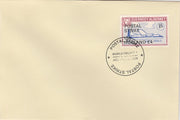 Guernsey - Alderney 1971 Postal Strike cover to Holland bearing 1967 Dart Herald 1s overprinted 'POSTAL STRIKE VIA HOLLAND £4' cancelled with World Delivery postmark