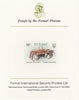 Tuvalu 1986 Crabs 15c (Ghost Crab) imperf proof mounted on Format International proof card, as SG 372