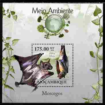 Mozambique 2010 The Environment - Bats perf souvenir sheet unmounted mint Michel BL 303