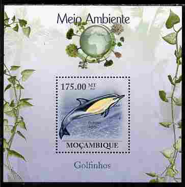 Mozambique 2010 The Environment - Dolphins perf souvenir sheet unmounted mint Michel BL 311