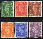 Great Britain 1941-42 KG6 lighter colours set of 6 unmounted mint SG 485-90