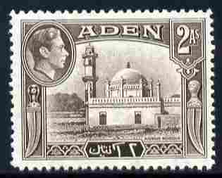 Aden 1939-48 KG6 Airdrus Mosque 2a sepia unmounted mint SG 20