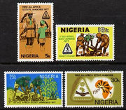 Nigeria 1977 First All-Africa Scout Jamboree set of 4 unmounted mint, SG 369-72*