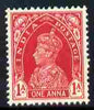 India 1937-40 KG6 1a carmine unmounted mint SG 250