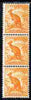 Australia 1948-56 Kangaroo 1/2d coil strip of 3 SG 228c