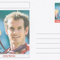 Palatine (Fantasy) Personalities - Andy Murray (tennis) postal stationery card unused and fine