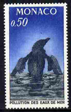 Monaco 1971 Campaign Against Pollution of the Sea (Razorbill) unmounted mint SG 1008