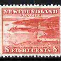 Newfoundland 1941-44 KG6 Paper Mills 8c unmounted mint SG 282