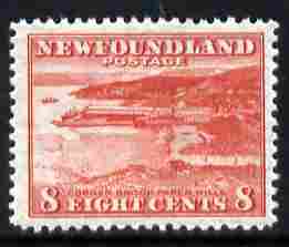 Newfoundland 1941-44 KG6 Paper Mills 8c unmounted mint SG 282