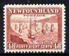 Newfoundland 1941-44 KG6 Fishing Fleet 48c unmounted mint, SG 289