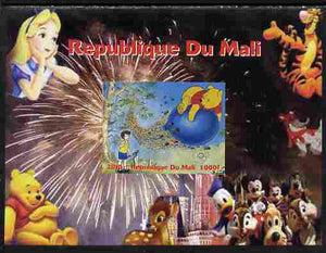 Mali 2010 Disney Characters with Olympic Rings #6 imperf s/sheet unmounted mint. Note this item is privately produced and is offered purely on its thematic appeal