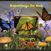 Mali 2010 Butterfles #6 imperf s/sheet with Fungi & Scouts Logo unmounted mint. Note this item is privately produced and is offered purely on its thematic appeal