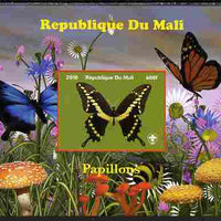 Mali 2010 Butterfles #8 imperf s/sheet with Fungi & Scouts Logo unmounted mint. Note this item is privately produced and is offered purely on its thematic appeal