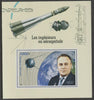 Gabon 2020 Space Engineers perf m/sheet containing one value unmounted mint