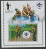 Gabon 2020 Scouts perf m/sheet containing one value unmounted mint