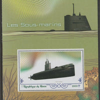 Benin 2019 Submarines perf m/sheet containing one value unmounted mint