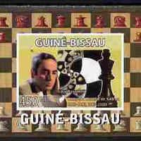 Guinea - Bissau 2008 Chess Champions - Gary Kasparov individual imperf deluxe sheetlet unmounted mint. Note this item is privately produced and is offered purely on its thematic appeal