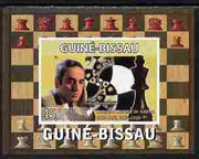 Guinea - Bissau 2008 Chess Champions - Gary Kasparov individual imperf deluxe sheetlet unmounted mint. Note this item is privately produced and is offered purely on its thematic appeal