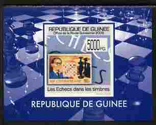 Guinea - Conakry 2009 Chess on Stamps #5 individual imperf deluxe sheetlet unmounted mint. Note this item is privately produced and is offered purely on its thematic appeal